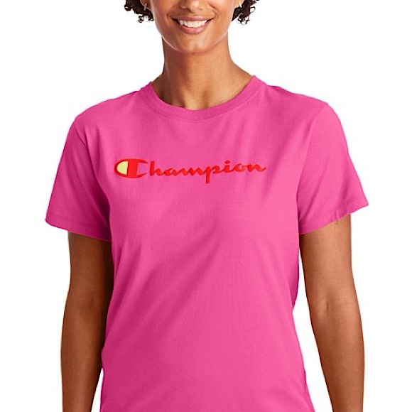 Champion Pink Short Sleeve Tee - Picture 1 of 7